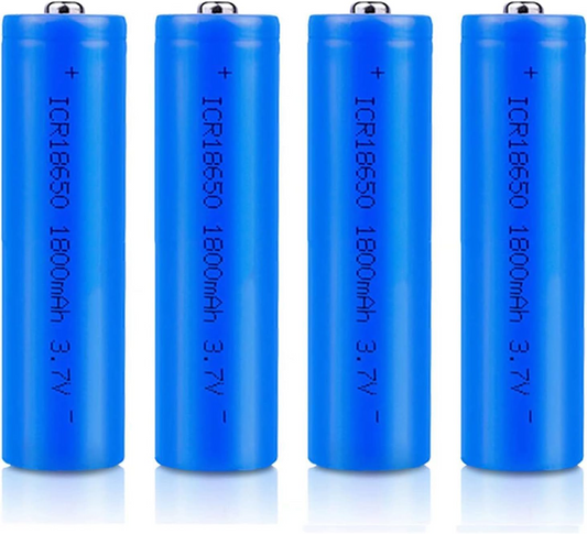 18650 3.7V 1800mAh Lithium li-ion Rechargeable Battery for Flashlight Headlamps Doorbells 100Pce