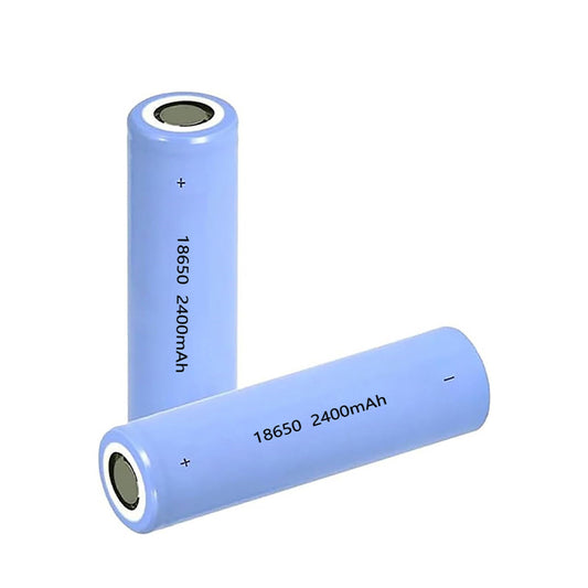 Cylindrical Li-ion Battery 3.7V 2400mAh 18650 Lithium Battery Cell 100Pce