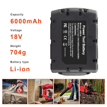 Replacement Battery for Milwaukee M18 XC Lithium Battery 18V 3ah/4ah/5ah/6ah/9ah Hand Drill Battery Power Tool Accessories