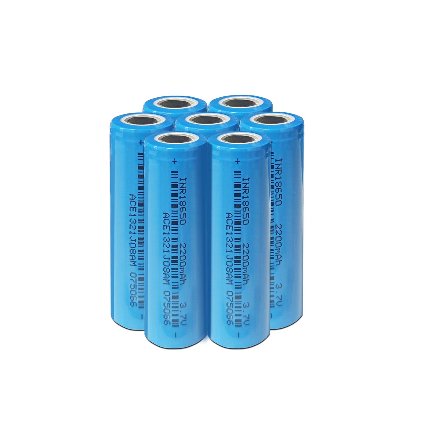 18650 2200mah 3.7v Lithium ion Battery Long Cycle Life 100Pce